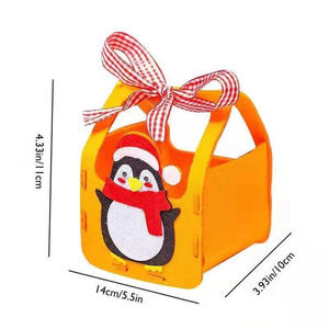 حقيبة حلوى عيد الميلاد اللباد بتخفيضات كبيرة للزينة الاحتفالية - Product Image 5