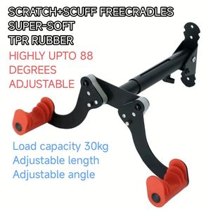 Supporto <span class=keywords><strong>da</strong></span> Parete per Bicicletta con Angolo Regolabile, <span class=keywords><strong>Portabici</strong></span> <span class=keywords><strong>da</strong></span> <span class=keywords><strong>Muro</strong></span> Salvaspazio per Bici <span class=keywords><strong>da</strong></span> Strada e Mountain Bike, Espositore per Ciclismo Indoor - Product Image 6