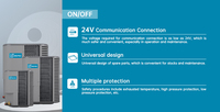 R410A 24000-60000Btu Mini Cassette Split Quatre Voies Canalisé 13 Voyant Plafond Type AC Climatiseur Refroidissement Climatisation
