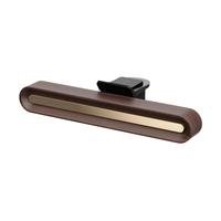 Diffuseur de parfum d'ambiance en bois naturel de luxe pour grille d'aération de voiture, format personnalisé, à clipser, pour aromathérapie, vente en gros