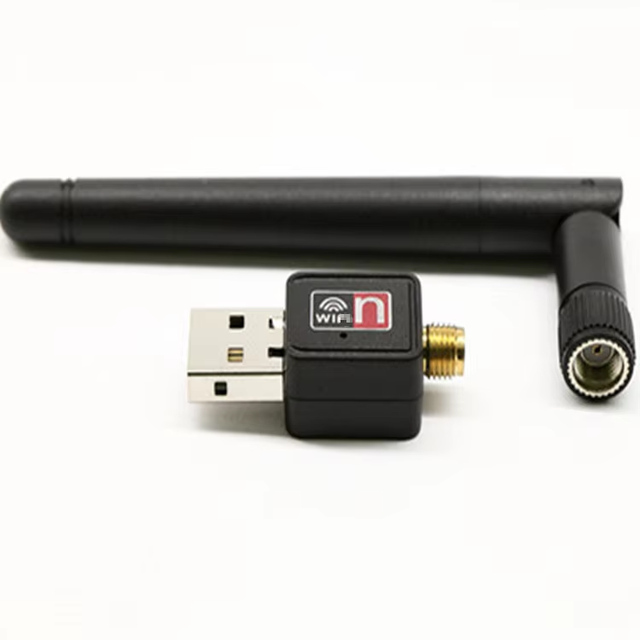 USB Wireless Network Card 150 Mbps Wireless Adapter for Laptop with Short Antenna 2dB External in Stock Suitable for Laptops