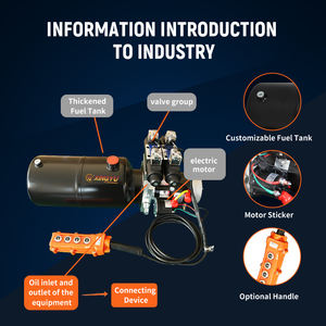 Unidad de Potencia Hidráulica de 12v CC con Compensación de Presión, Estación Hidráulica para Sistema de Nivelación Hidráulica de Autocaravanas y Sistema de Inclinación de Remolques - Product Image 5