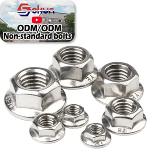 Nickel Plated Carbon Steel Decorative Long Hexagon Domed Flange Nut: Premium Quality Nut for Various Applications