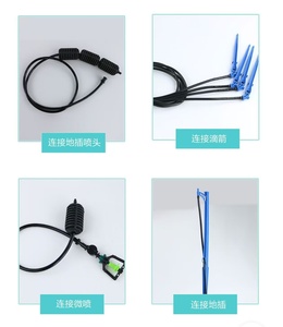 Sistema di <span class=keywords><strong>Irrigazione</strong></span> da Giardino con Microtubi in Plastica di Alta Qualità, <span class=keywords><strong>Tubo</strong></span> in PVC Morbido Nero/Bianco per Microirrigatori o Gocciolatori - Product Image 3