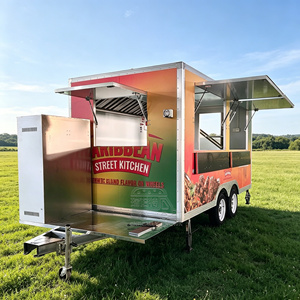 Remolque de Pizza de Rápida Instalación, Camión de Comida para Exteriores, Carrito de Bebidas Certificado por el DOT - Product Image 2