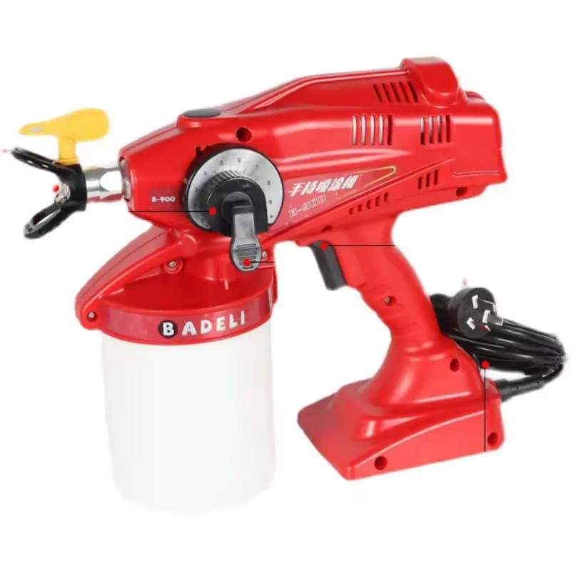 In Stock large pot automatic electric spray gun home spray paint machine flow control adjustable easy to spray clean