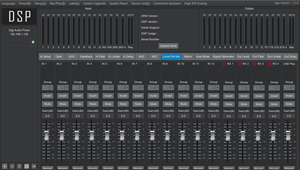 Processeur audio numérique professionnel DVAE MM1212 pour conférences, 16 entrées, 8 sorties, DSP, installation fixe, équipement audio métallique - Product Image 5
