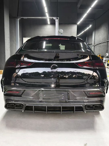 Topca Stijl Koolstofvezel Achter <span class=keywords><strong>Diffuser</strong></span> Spoiler Voor Mercedes Benz Coupe Exterieur Upgrade Aftermarket Onderdelen - Product Image 5