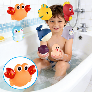 ของเล่นเสริมพัฒนาการรูปสัตว์ทำจากวัสดุ EVA นุ่ม สำหรับเด็กอายุ 2-7 ปี ชุดของเล่นน้ำในห้องน้ำสำหรับเล่นแบบมีปฏิสัมพันธ์ระหว่างพ่อแม่ลูก - Product Image 2