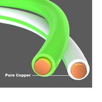 Cable de Red Kneysum de Alta Velocidad para Interiores, CAT5, Cobre Sólido Puro, 8 Conductores, FTP/SFTP, Par Trenzado, 23/24AWG, 305M, para Casas Inteligentes