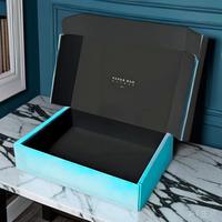 Boîtes d'emballage pour vêtements en carton ondulé personnalisées de luxe avec logo, pour sous-vêtements et t-shirts, boîtes pliables pour cadeaux, envois postaux et expédition