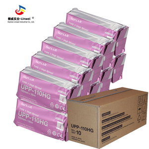 Upp-110hg In Nhiệt Phương Tiện Truyền Thông Video Hình Ảnh Giấy 1 Hộp <span class=keywords><strong>10</strong></span> Cuộn Đặt Máy In Loại Siêu Âm Giấy Cho Sony - Product Image 5