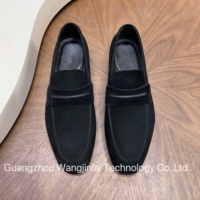 Mocassins Penny pour Hommes de Haute Qualité, Style Designer, en Cuir Véritable, Chaussures Habillées à Enfiler pour le Travail et le Quotidien