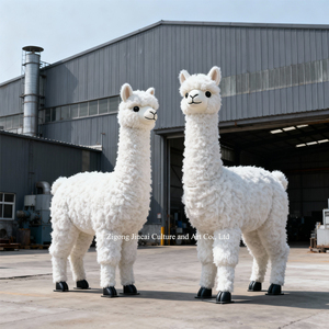Modèle d'<span class=keywords><strong>alpaga</strong></span> animatronique en acier réaliste - Personnalisable - Capacité de 100 kg - Moteur électrique - Pour utilisation en extérieur/intérieur - Zoos - Centres commerciaux - 5 - Product Image 6