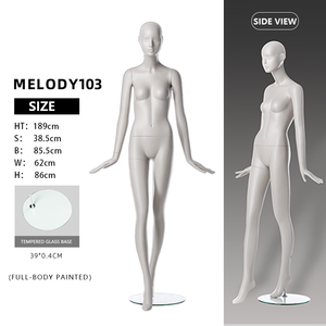 Manichino Femminile a Corpo Intero in FRP con Testa per Negozi di Moda di Alta Gamma, Bestseller Globale, Vendita all'Ingrosso - Product Image 3