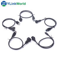 Connecteur USB 2.0 3.0 étanche, type C, câble de données, prise circulaire mâle/femelle, adaptateur de câble USB mini/micro, connecteur pour circuit imprimé