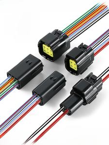 Conector de Terminal de Enchufe Impermeable para Automóvil AMP de Latón IP67, 4/6/8/12 Pines, Macho y Hembra, Serie 1.8 - Product Image 1