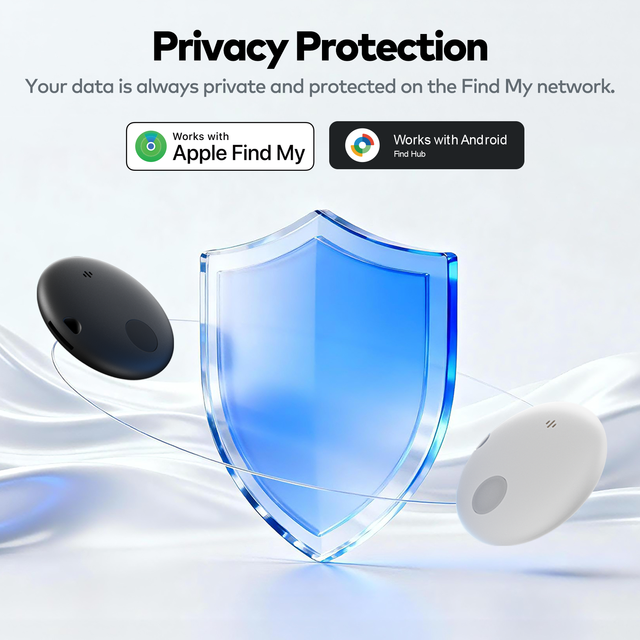 HomeLead Dual System Smart Tracker App Remote Control Waterproof Smart Locator for Bag Wallet Key IOS and Google Compatible