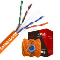 Cat6 U/UTP Plenum LAN kabel halus transmisi Data CM CMX CMR CMP kabel jaringan komunikasi Riser