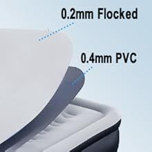 Nữ Hoàng Nệm Không Khí Được Xây Dựng Trong Bơm 18 "Lớn lên Thoải Mái 650 Lbs Max Di Động Cho Cắm Trại Nhà Khách Colchone Nệm - Product Image 4