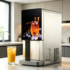 Dispensador <span class=keywords><strong>de</strong></span> Hielo y <span class=keywords><strong>Cerveza</strong></span> <span class=keywords><strong>de</strong></span> Acero Inoxidable <span class=keywords><strong>de</strong></span> Alto Rendimiento, Estilo Cafetería, con 2 Grifos, Grado Alimenticio, para Uso en Eventos y Restaurantes - Product Image 5