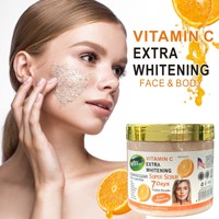 Gommage corporel exfoliant et hydratant au sel, enrichi en vitamines, le plus vendu, 650g