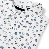 Logo personnalisé de haute qualité pour chemise de golf pour hommes, motif décontracté, impression surdimensionnée sur jersey respirant à manches courtes, 180g, vente chaude
