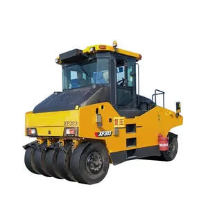 20T Tire Road Roller XP203 Hydraulic Lift Table With Damping Block Hand Mini Road Roller Compressor