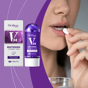 Oralhoe-Tabletas portátiles para Limpieza de dientes, pasta de dientes blanqueadora con olor a tartal, cuidado de los dientes amarillos - Product Image 6