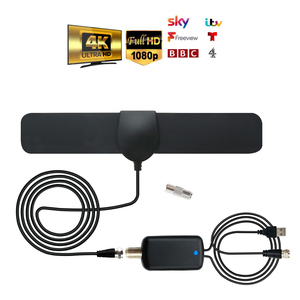 Nuevo Amplificador de Banda Digital para Interiores/Exteriores de 200 Millas, Impedancia: <span class=keywords><strong>75</strong></span> Ohmios, Amplificador de Comunicación para <span class=keywords><strong>Antena</strong></span> de <span class=keywords><strong>TV</strong></span> - Product Image 2