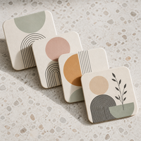 Sous-verre en papier absorbant personnalisé, logo personnalisé, forme et impression couleur intégrale. Utilisé dans les bars, cafés, hôtels, restaurants, etc.
