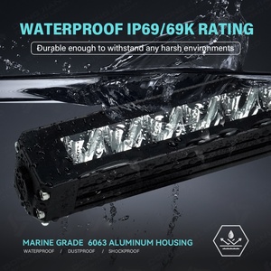Kit de barre lumineuse LED à une rangée de 32 pouces 180W avec accessoires pour pare-chocs de toit 4x4 compatible avec Ford Ranger Bronco Tacoma HiLux Raptor - Product Image 4