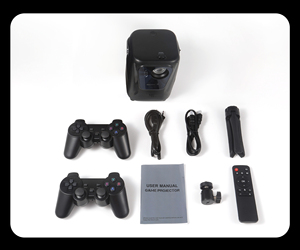 New Arrival T12 Pro Chơi Game Xách Tay Máy Chiếu Thông Minh Nhà 1080P Phù Hợp Với Trò Chơi Điều Khiển <span class=keywords><strong>HDMI</strong></span> HD Giao Diện Máy Chiếu - Product Image 2