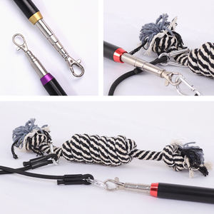 Giocattolo portatile in acciaio inossidabile per cani telescopico lunghezza regolabile 260-600mm leggero 0.1kg per uso esterno interno - Product Image 4