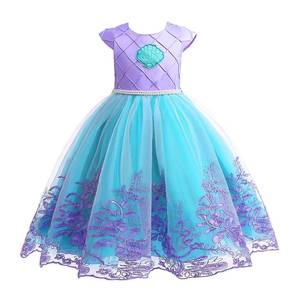Nueva Moda 2026, Venta al por Mayor, Ropa Infantil de una Pieza, Monos de Lentejuelas para Niñas, Disfraces de Sirena Ariel para Niños - Product Image 6