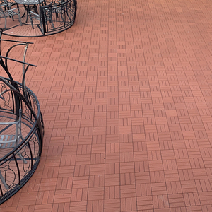 <span class=keywords><strong>Prix</strong></span> de gros 300x300mm Carré Écologique Étanche Bricolage Double Verrouillage Emboîtable Antidérapant Terrasse en Composite WPC Européen - Product Image 1