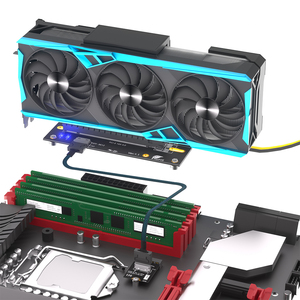 M.2 to PCIe4.0 라이저 카드 ATX 6핀 전원 공급 M2 NVME 2230 PCI Express X16 SFF-8611/8612 데스크탑용 연장 케이블 재고 있음 - Product Image 6