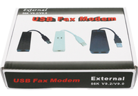 Módem de Datos y Fax Externo USB con Cable OEM de 56Kbps V.90 V.92 para Win XP/Vista/Win7/8/10/Linux