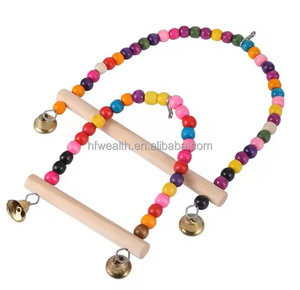 Échelle d'escalade d'oiseaux jouets perruche calopsitte cordes suspendues perroquet balançoires colorées fournitures pour oiseaux - Product Image 2