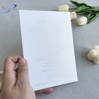 Carte de remerciement personnalisable pour événements d'entreprise, impression d'enveloppes pliées en trois pour mariage, boîte d'invitation de mariage