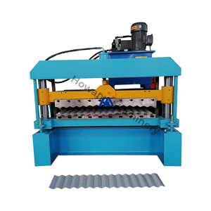 เครื่องขึ้นรูปลอนหลังคาอัตโนมัติแบบรีดเย็น สายการผลิตแผ่นโลหะ - Product Image 1