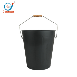 Seau à cendres en métal de 6.4 gallons vente directe ensemble d'outils de <span class=keywords><strong>cheminée</strong></span> accessoires de <span class=keywords><strong>cheminée</strong></span> revêtement en poudre pour <span class=keywords><strong>cheminée</strong></span> intérieure - Product Image 3