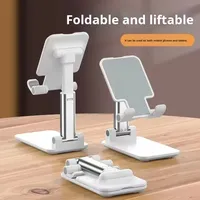 Support de téléphone pliable télescopique pour bureau, tablette paresseuse, diffusion en direct, portable, cadeau, fournisseur direct du fabricant