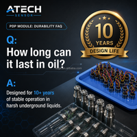 Capteur de niveau submersible anti-interférence en acier inoxydable PL301, câble en polyuréthane, transmetteur de pression résistant à l'huile