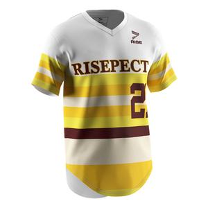 Camiseta de Béisbol de Alta Calidad, Diseño ODM/OEM, Estilo Urbano, Color Naranja, Uniforme de Béisbol, Fabricada en China, para Hombre - Product Image 3