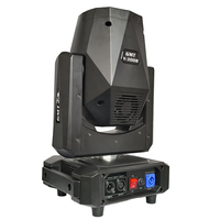 MAITE 300W Projecteur Beam à Tête Mobile Ra95 8000K en Alliage d'Aluminium Double Prisme Contrôle DMX512 Dimmable pour Discothèques, DJ, Fêtes, Scènes et Clubs Nocturnes
