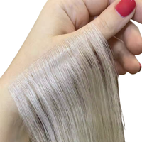 Extensions de cheveux naturels Starose Virgin Hair, trame naturelle, double trame, invisibles, extensions de cheveux humains à ruban adhésif, Remy européen, nouées à la main, vente directe d'usine