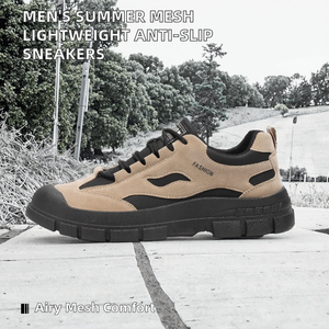 Wholesale Summer Men's Breathable Mesh Lace-Up Anti-Slip Lightweight <b>Height</b> <b>Increasing</b> PVC Sports Sneakers Trendy Casual <b>Shoes</b> - Product Image 2
