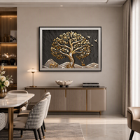 Décoration murale moderne pour dissimuler les interrupteurs, décoration intérieure, peinture diamant