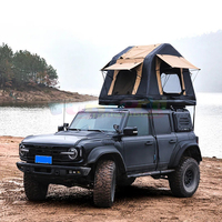 Tienda de campaña para techo de coche 3-4 personas Camping Mejor lona Rtt Techo al aire libre Tienda de aire inflable para acampar